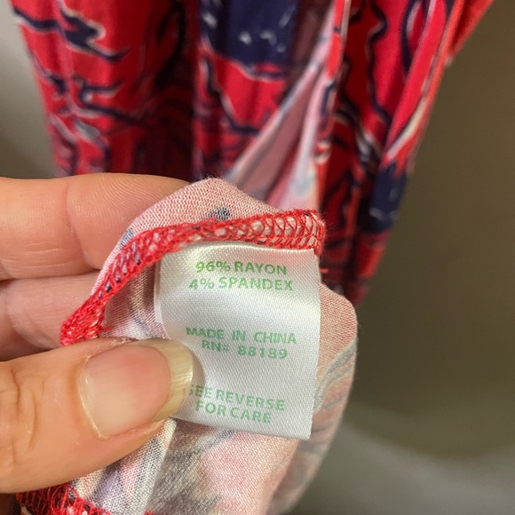 Lilly Pulitzer short sleeve wrap dress - Picture 7 of 11